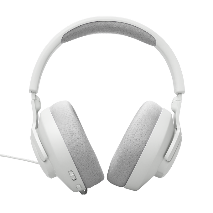 JBL Quantum 100M2 - White - Wired over-ear gaming headset with detachable mic and mute option - Back image number null